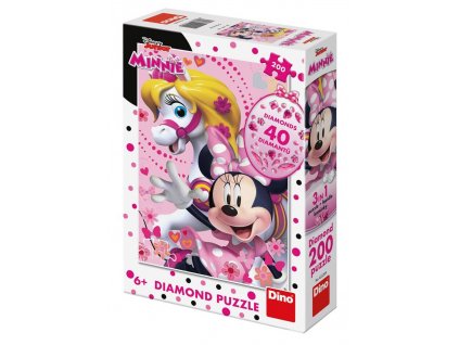 Puzzle "Minnie Mouse" Diamond 200 dielikov