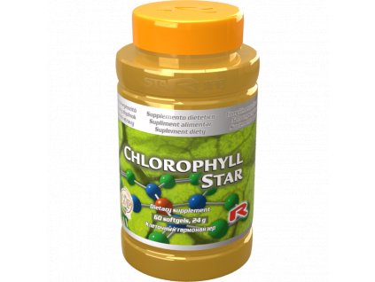 CHLOROPHYLL STAR, 60 tab. - Podpora funkcií svalov, nervov a srdca