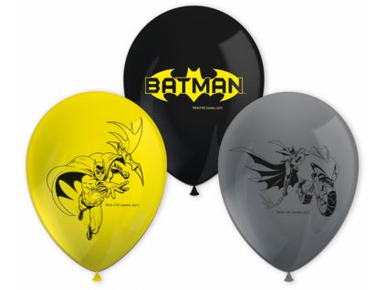 Latexové balóny Batman - 8 ks