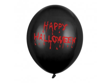 Latexové balóny Happy Halloween 12" - 6 ks
