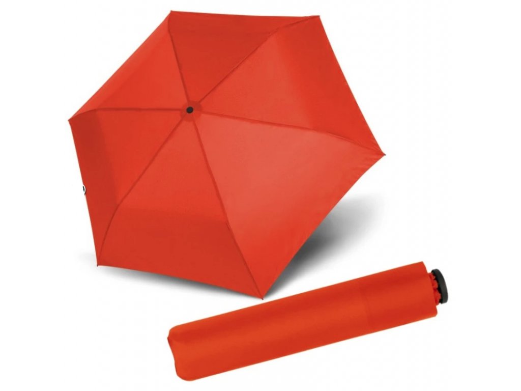 Ultra lehký skládací manuální deštník Doppler Zero 99- oranžový  deštník ZERO