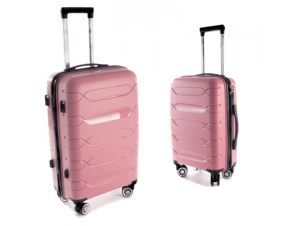 Cestovní kufr RGL PP2 růžový s TSA zámkem - malý