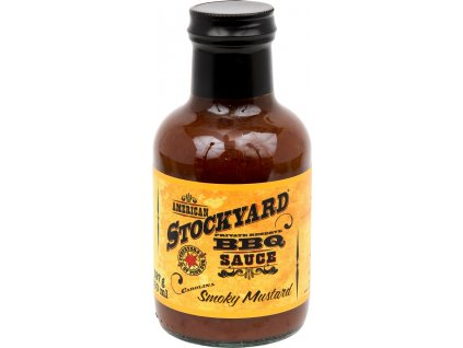 BBQ omáčka Stockyard Smoky Mustard, 350 ml
