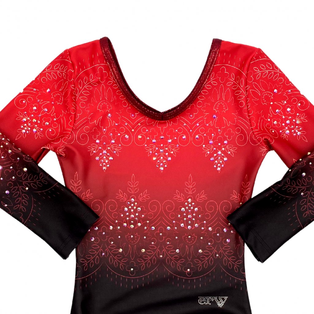 Gymnastický dres - ILKA - red