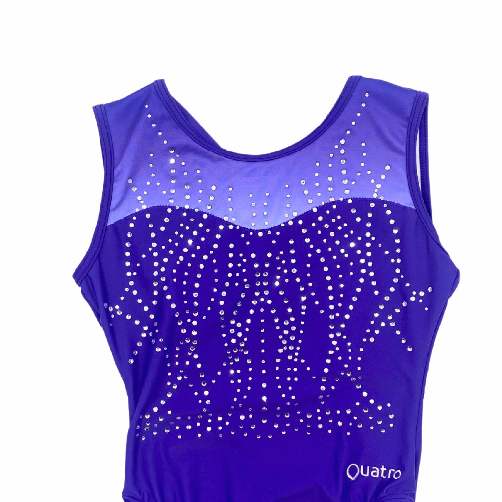 Gymnastický dres - GLISTEN purple