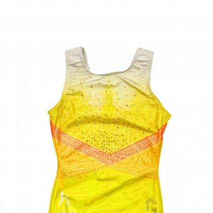 Gymnastický dres - FLOURISH yellow