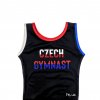 Gymnastický dres - Czech Gymnast černý (001)