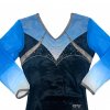 Gymnastický dres - NIGUE - blue