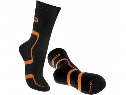 pracovne ponozky bennon trek sock black orange 2