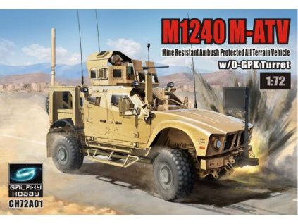 GH72A01 M1240 M ATV with O GPK Turret Mine Resistant Ambush Protected All Terrain Vehicle