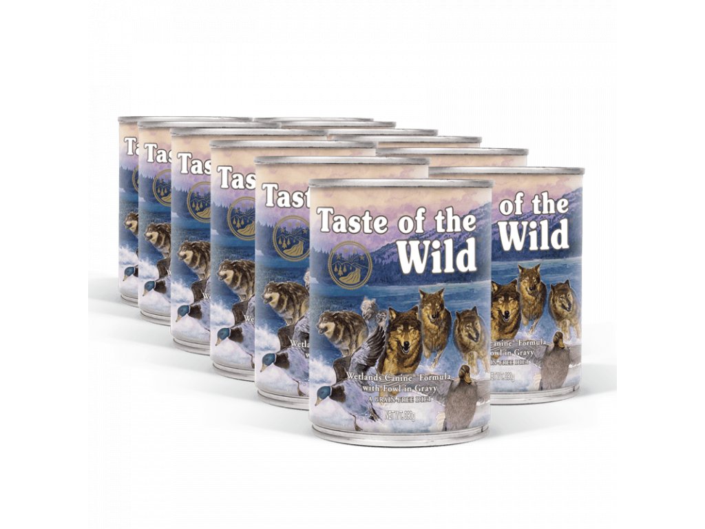 pack taste of the wild wetlands konzervy 12x390 g