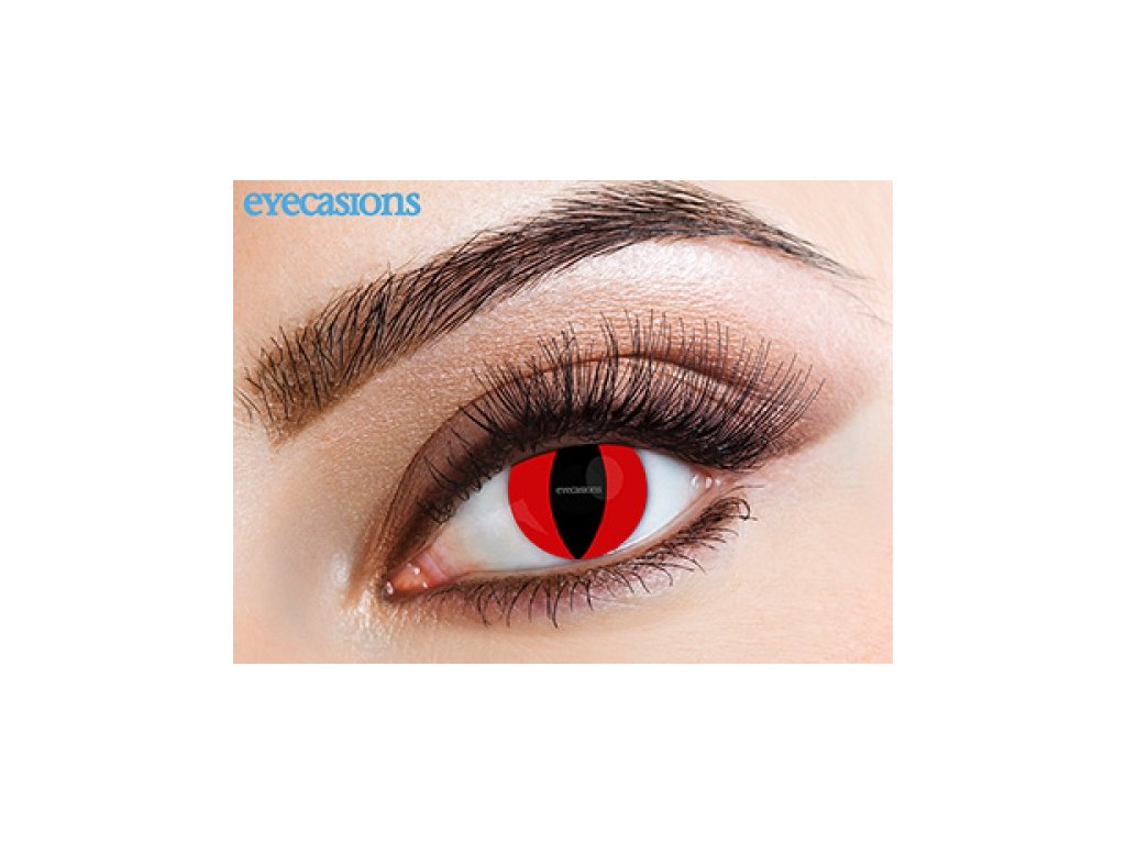 Eyecasions - Red cat | egyhónapos + ingyenes tok + 60ml ápolófolyadék