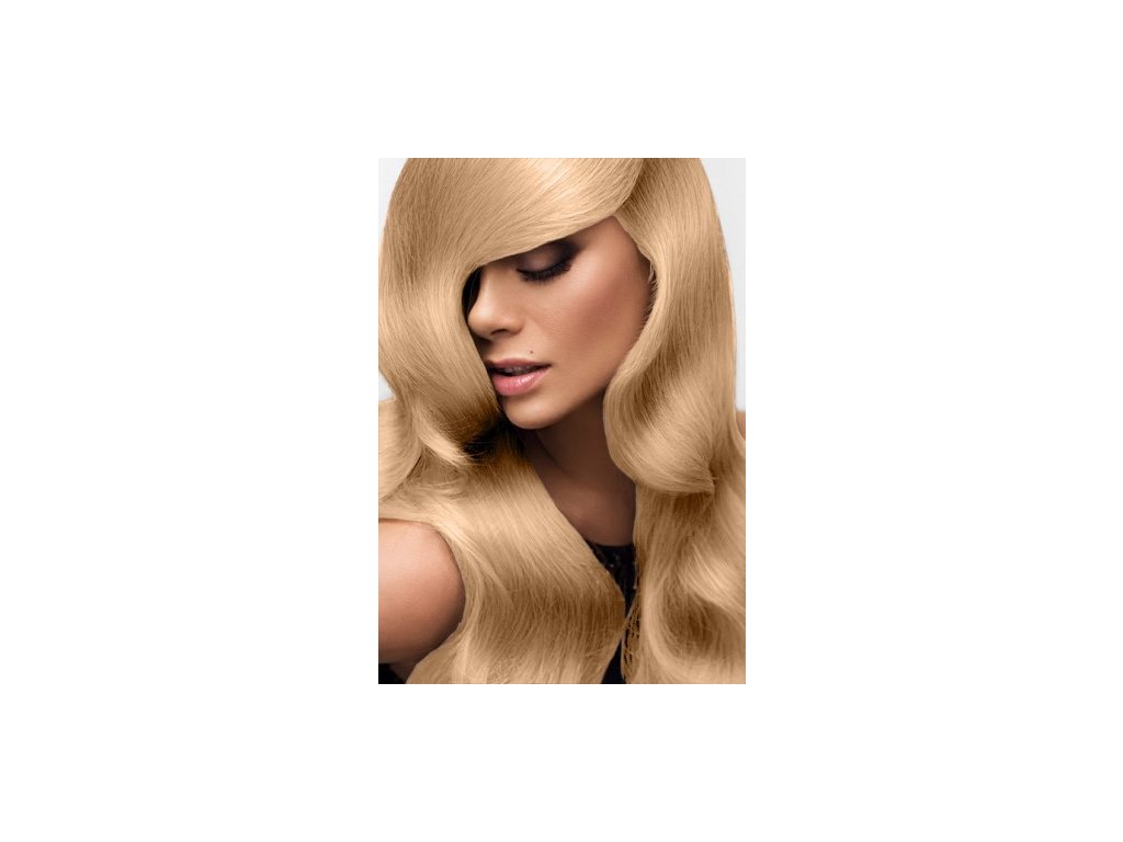 Clip-in vlasy deluxe - karamelová blond - 50 cm