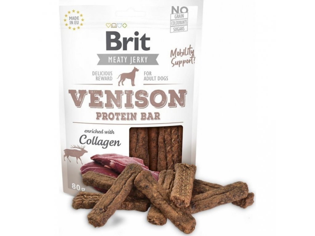 Brit Jerky Venison Protein Bar