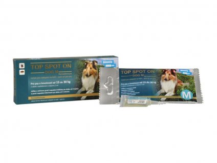 BIOVETA Top Spot-on Dog (M) 1x2ml (pro psy 15-30kg)
