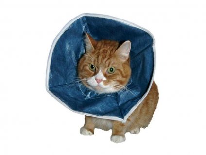 Ochranný textilní netkaný límec KRUUSE BUSTER pro kočky