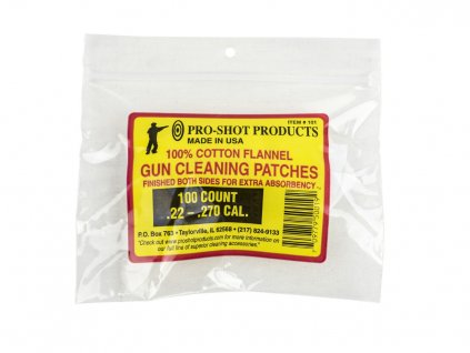 Patch Pro-Shot pro čištění zbraní 600 ks, ráže .22-.270