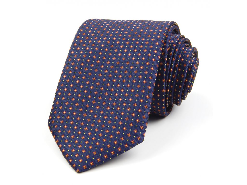 51401666 kravata kyticka modra