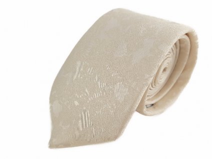 Kravata ČH 7 cm krucánky bílá