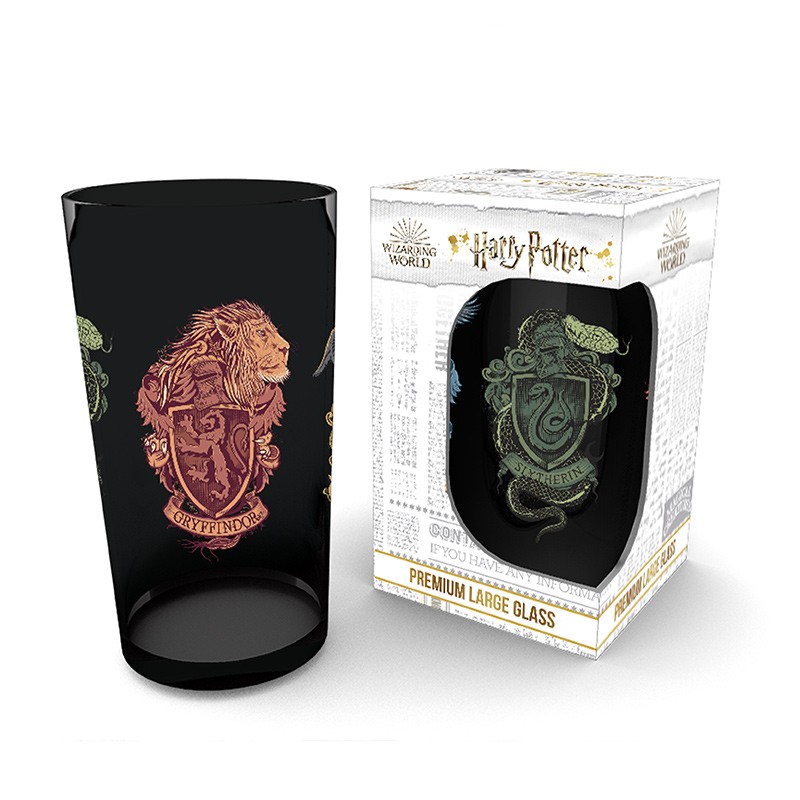 ABY style Sklenice - Harry Potter Animals Crest 400 ml