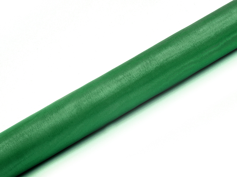 PartyDeco Organza smaragdová zelená 36cm x 9m