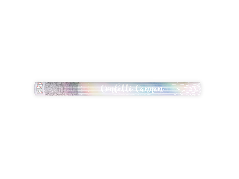 PartyDeco Vystreľovacie konfety - Dúhové stužky 60 cm