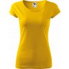 Dámské tričko Pure - Žluté - Zepředu