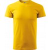 Pánské tričko Heavy New - Žluté - Zepředu