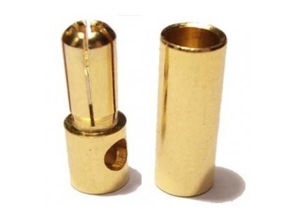 KONEKTOR GOLD 5.5mm (1 pár)