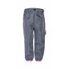 Dětské tenké softshellové kalhoty Hippokids Reflection Pink, jarní softshell, jarní softshellové kalhoty