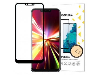 eng pl Wozinsky Tempered Glass Full Glue Super Tough Screen Protector Full Coveraged with Frame Case Friendly for Huawei Mate 20 Lite black 43136 1