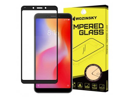 eng pl Wozinsky Tempered Glass Full Glue Super Tough Screen Protector Full Coveraged with Frame Case Friendly for Xiaomi Redmi 6A black 45066 5
