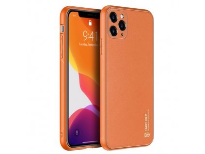 eng pm Dux Ducis Yolo elegant case made of soft TPU and PU leather for iPhone 11 Pro orange 63371 1