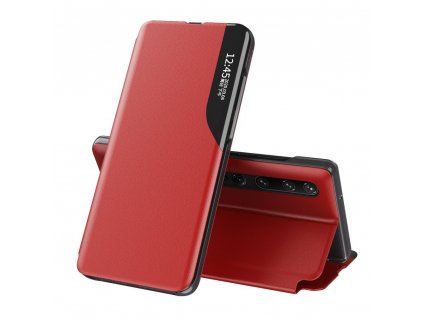 eng pl Eco Leather View Case elegant bookcase type case with kickstand for Xiaomi Mi 10 Pro Xiaomi Mi 10 red 63694 1