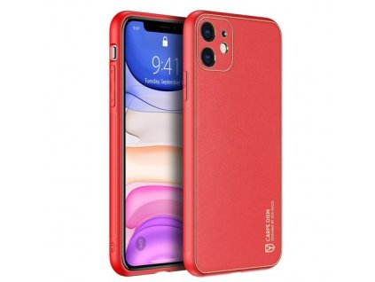 eng pm Dux Ducis Yolo elegant case made of soft TPU and PU leather for iPhone 12 mini red 63993 1
