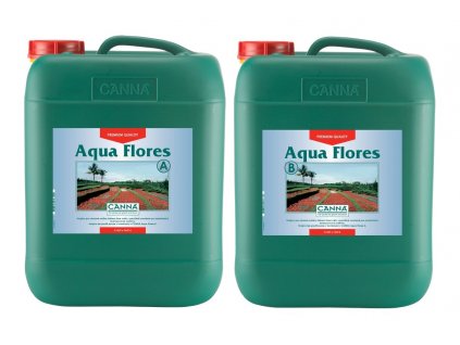 Základní květové hnojivo pro závlahové systémy Canna Aqua Flores A+B od Canna, 10l.