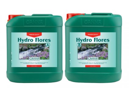 Základní květové hnojivo pro hydroponii na tvrdou vodu Canna Hydro Flores od Canna, 5l.