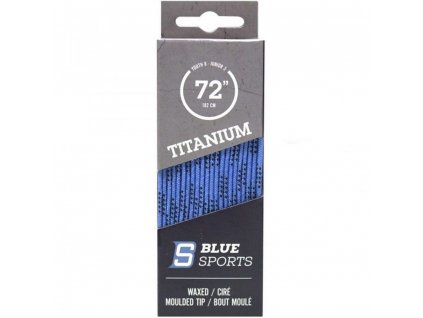 Hokejové šnúrky Blue Sports Titanium voskované