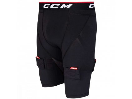 Krátke nohavice so suspenzorom CCM Jr