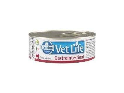 Konzerva pro kočky VET LIFE NATURAL,  gastrointestinal, 85 g