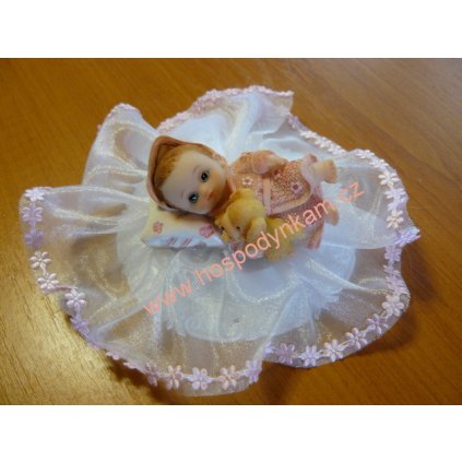 Figurka na dort - miminko holčička II