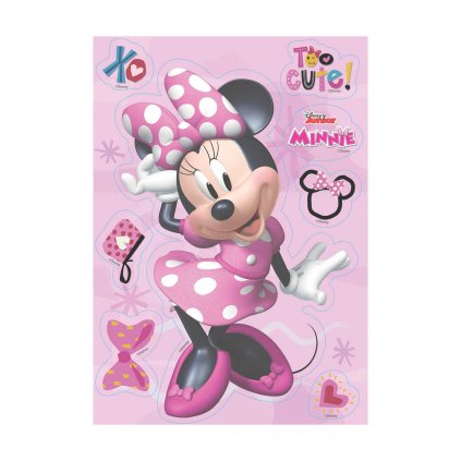 Jedlý papír Minnie Mouse silueta
