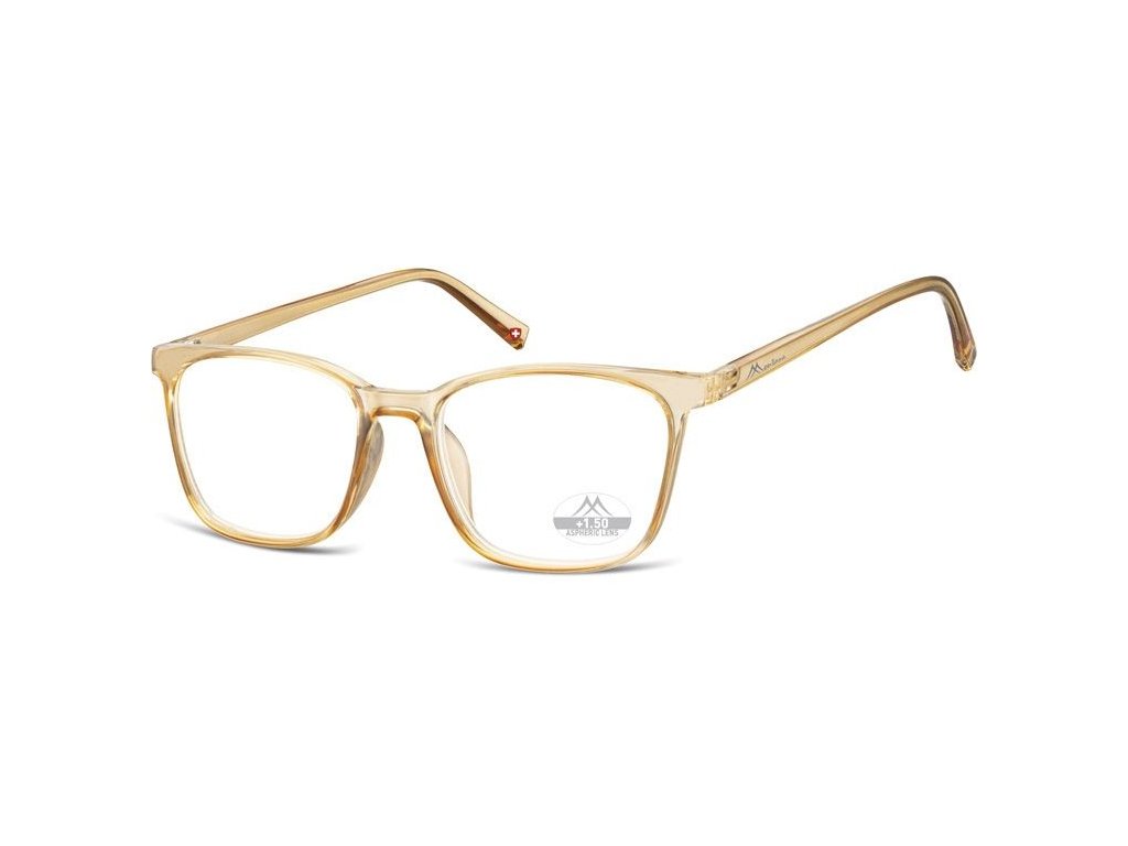 MONTANA EYEWEAR Dioptrické brýle HMR56C LIGHT BROWN/ +3,50