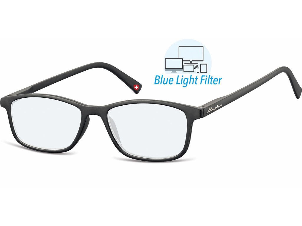 MONTANA EYEWEAR Slim dioptrické brýle na počítač BLF51 +2,00 Flex