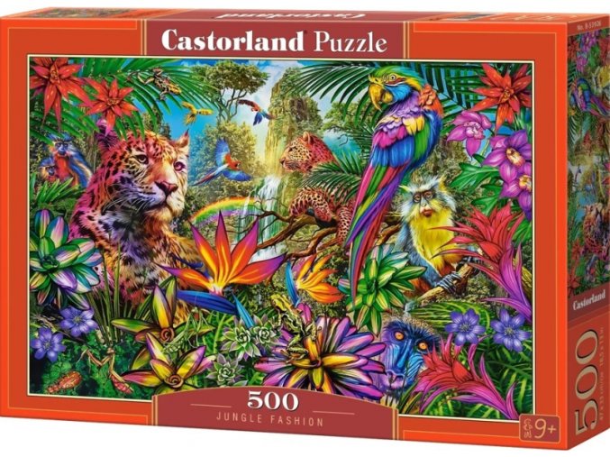 Puzzle 500 dílků - Móda džungle