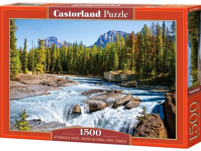 Puzzle 1500 dílků - Athabasca River, Jasper National Park