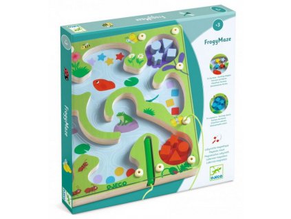 DJ01614 djeco magneticka hra froggy maze