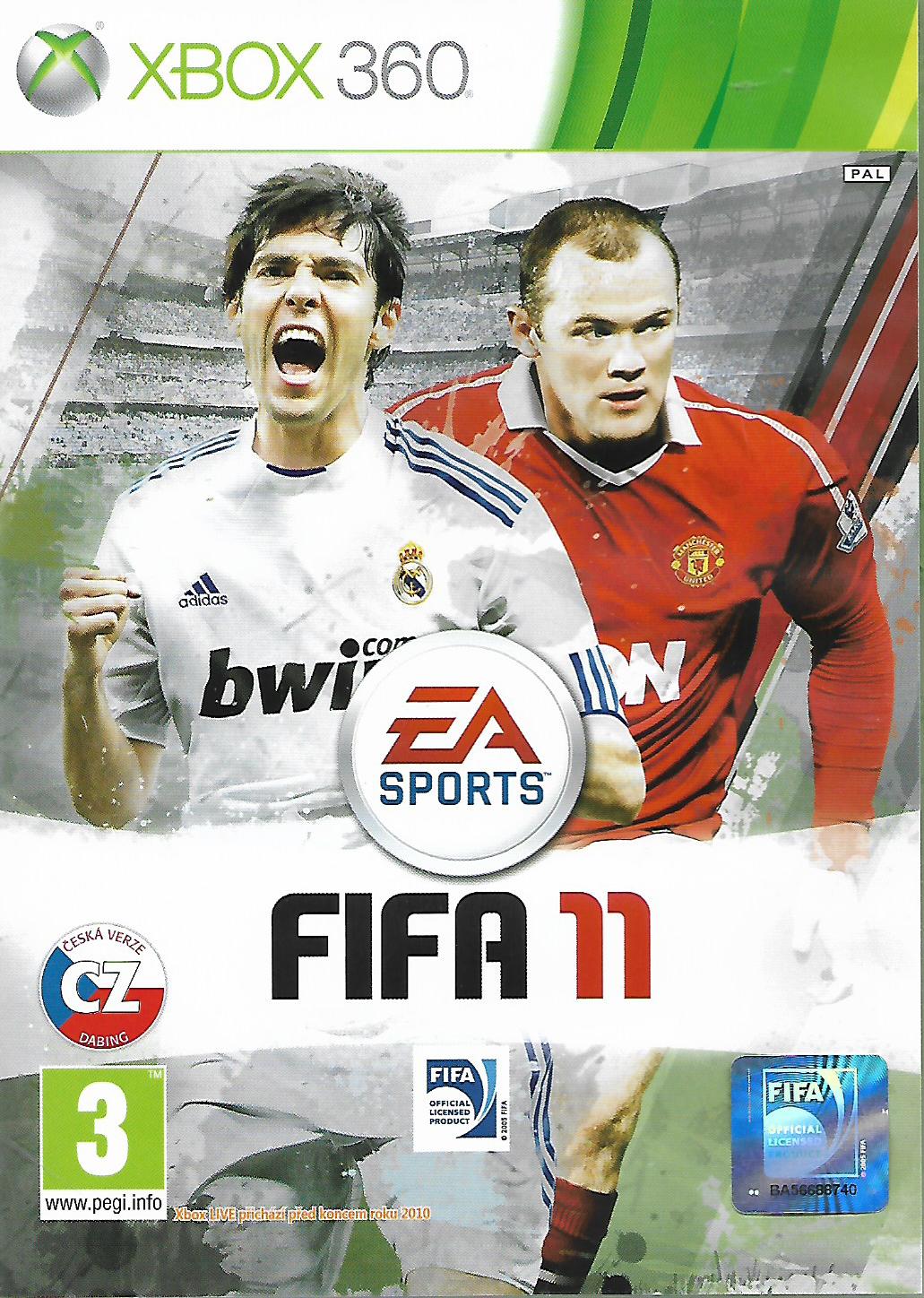 FIFA 11 bez CZ (XBOX 360 - bazar)