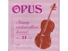 OPUS levné struny na violoncello vyrobeno v CZ