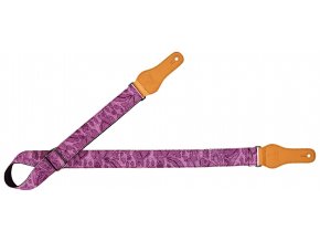 popruh na ukulele růžový textil ortega ocs 360u